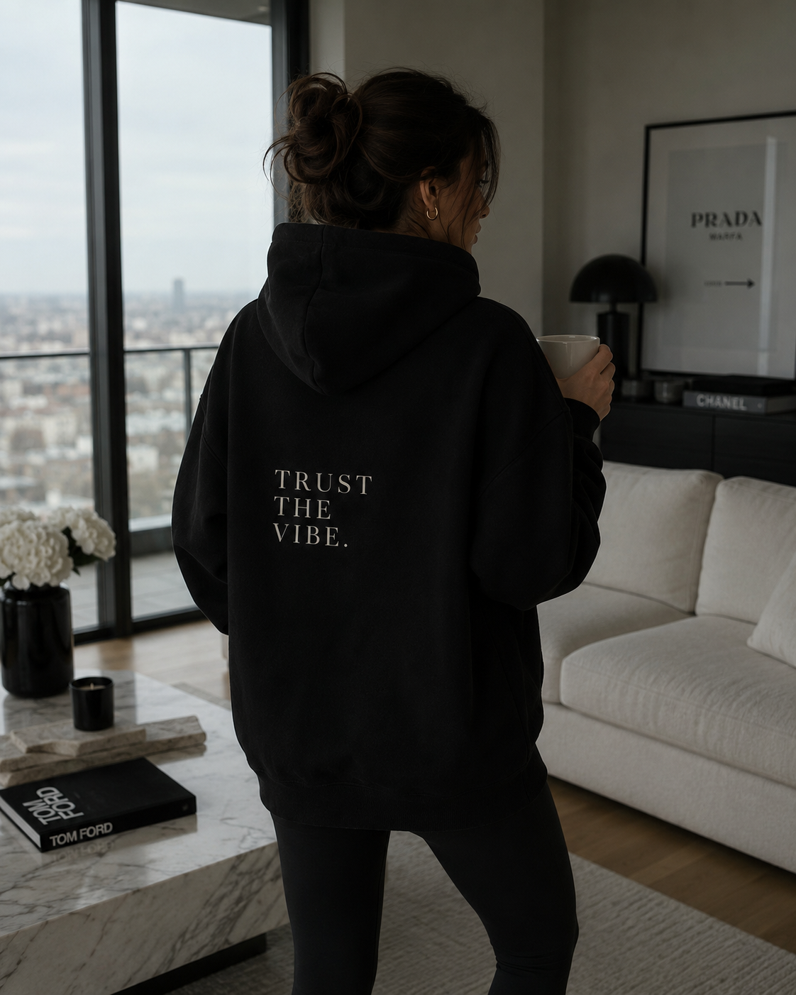 Trust the Vibe. Oversized Hoodie