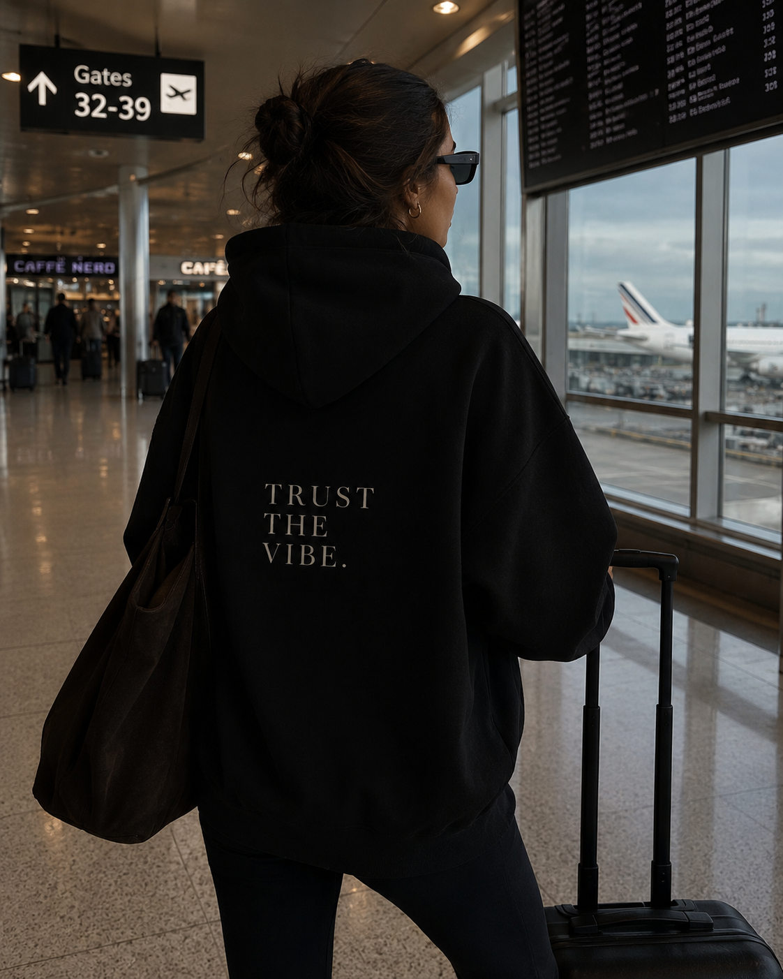 Trust the Vibe. Oversized Hoodie